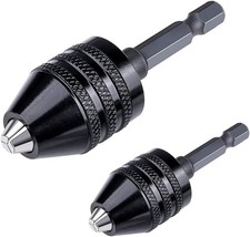 1/4 Inch Hex Shank Keyless Drill Chuck Quick Change Adapter, 0.3-6.5Mm 0.3-3.6Mm - $29.97