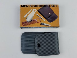 Vintage - 6 piece w/ case Mens Grooming Kit, 1986  PN# 3830 NOS - £6.22 GBP
