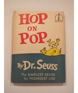 HOP ON POP  (1963, Hardcover)  by Dr. Seuss - Vintage Beginner Book Club... - £9.66 GBP
