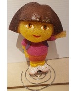 Dora The Explorer Night Light Table Lamp Plastic Metal Spring Bottom Base  - £11.74 GBP