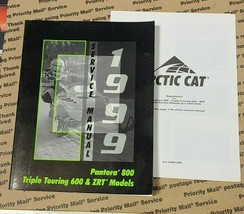 ARCTIC CAT 1999 ZRT Pantera Service Manual and Supplement, 2255-939 2256... - $79.95