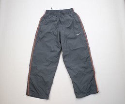 Vintage Nike Mens Small Distressed Travis Scott Mini Swoosh Lined Wide Leg Pants - £39.52 GBP