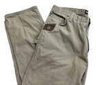 Wrangler Riggs Pants Mens 44x30 Khaki Rip Stop Workwear Carpenter - £21.73 GBP