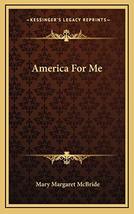 America For Me [Hardcover] McBride, Mary Margaret - £18.02 GBP