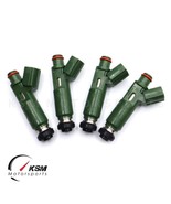 4 x OEM FUEL INJECTORS FOR DENSO 23250-22040 NEW TOYOTA PONTIAC CHEVROLE... - £98.59 GBP