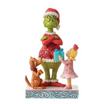 Jim Shore Grinch Christmas Figurine with Max and Cindy Lou 7.24" High #6012698 image 1