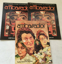 TWA ambassador the trans world  vintage magazine 3 issue lot May 1974 Se... - $375.38 MXN