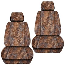 Front set car seat covers fits 2012-2020 Nissan NV 1500/2500/3500  Camouflage - £63.20 GBP