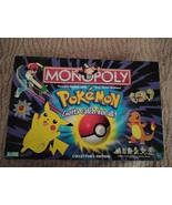 Pokémon Monopoly Collector&#39;s Edition Vintage 1999-Complete - $1,471.18 MXN