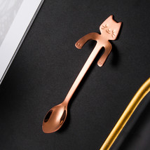 1pc Cute Kawaii Cat Spoon; Flatware; Creative Coffee Drinking Tools; Kitchen Gad - £9.36 GBP