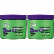 Garnier Fructis Style Curl Stretch Loosening Pudding, Curly Hair, 4 oz, 2 Count - £14.29 GBP