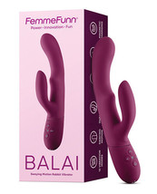 FEMME FUNN BALAI SIDE TO SIDE SWAYING RECHARGEABLE WATERPROOF RABBIT VIBRATOR - £118.19 GBP