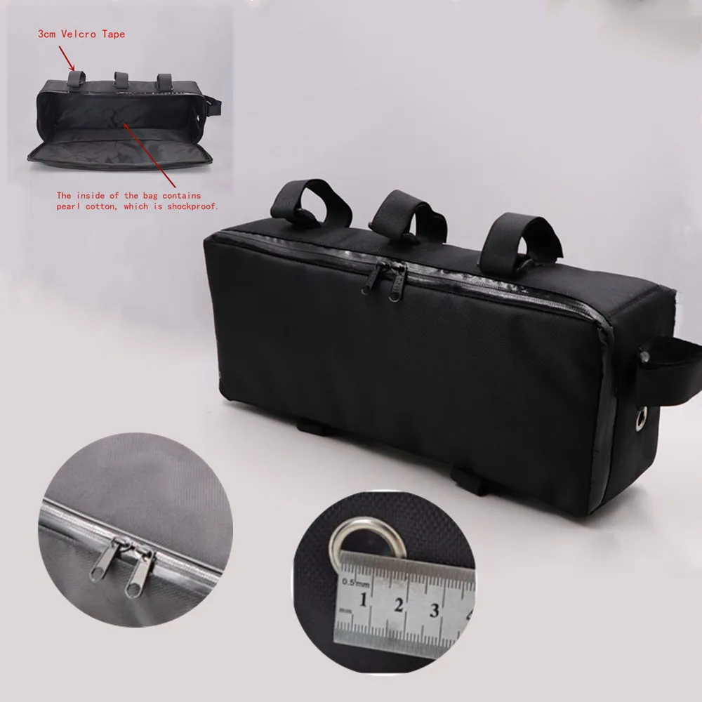 Battery Controller Bag Bicycle  Frame Bike Bag Case 18650Battery Li-ion Tool Sto - $136.49