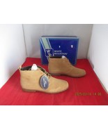 White Mountain Auburn Lace Up Booties $89 - US Size 9 1/2 - Natural Sued... - $40.60 CAD