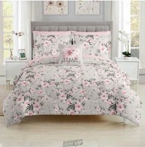 Deco Theory-8-pc. Bed-in-a-Bag Set Pink Watercolor 54X75 Polyester Micro... - $66.49