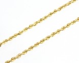 24&quot; Unisex Chain 10kt Yellow Gold 386204 - £441.54 GBP