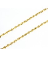 24&quot; Unisex Chain 10kt Yellow Gold 386204 - £438.84 GBP