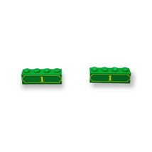 Lego Toy Story Western Train Chase 7597 3010pb119 Green Brick 1 x 4 Yellow &#39;1&#39; - $9.90