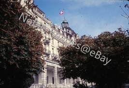 1968 Palace Hotel Exterior View Lucerne Switzerland Ektachrome 35mm Slide - £2.71 GBP