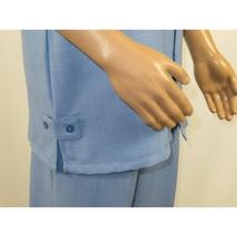 Men 2pc Walking Leisure Suit Short Sleeves By DREAMS Fancy 277-11 Ocean Blue image 5