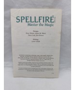 Spellfire Master The Magic 1994 Rules Booklet - $16.23 CAD