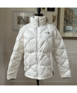 The North Face Women’s 550 Goose Down Fill Puffer Coat Full Zip White M - $84.90 CAD