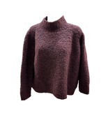 Ann Taylor Loft women Size M petite purple Long Sleeve Mock Neck Sweater - $435.48 MXN
