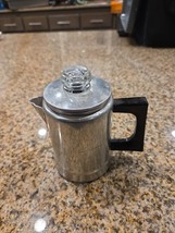 Vintage Comet Aluminum Coffee Pot 1-2 Cups Percolator - aluminum - $8.90