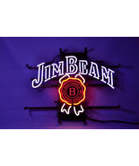 Handmade &#39;Jim Beam&#39; Whiskey Neon Sign 17&quot;x14&quot; - £109.30 GBP