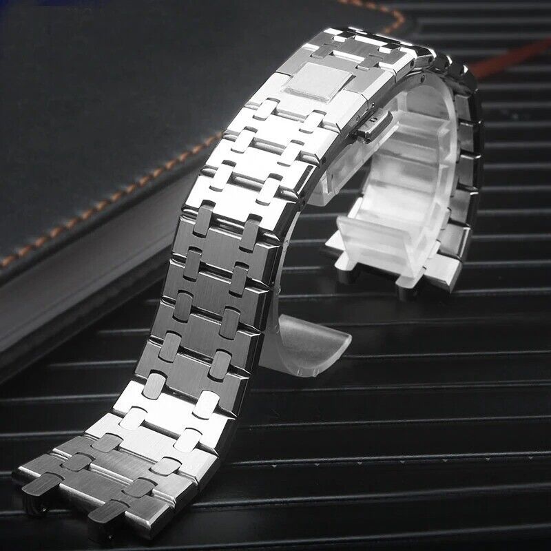 26mm Stainless Steel Strap Bracelet Fit for AP Audemars Piguet Royal Oak Watch - $46.13