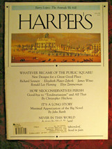 HARPERs Magazine July 1990 Mark Richard Christopher Hitchens John Barth - £9.10 GBP