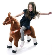 Pony Cycle Chocolate Brown Horse Riding Toy Medium Riding Toy Pony - £320.90 GBP