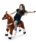 Pony Cycle Chocolate Brown Horse Riding Toy Medium Riding Toy Pony - £318.88 GBP