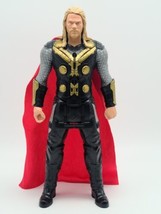 11.5” Talking Thor Action Figure 2015 Hasbro Marvel Avengers - Red Cape TESTED - £9.30 GBP