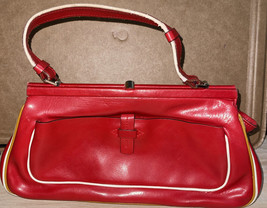 Francesco Biasia  Red Purse / Hand Bag - £19.48 GBP