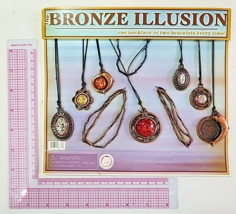 Vintage Vending Display Board Bronze Illusions 0454 - £23.18 GBP