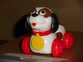 McDonalds 1996 Happy Meal Under 3 Toy Fisher Price Dog Puppy Rolling Toy - £16.00 GBP