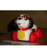 McDonalds 1996 Happy Meal Under 3 Toy Fisher Price Dog Puppy Rolling Toy - £16.17 GBP