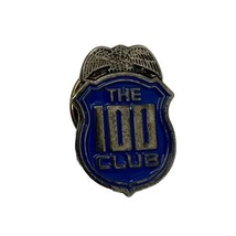 100 Club Public Safety Police Law Enforcement Enamel Lapel Hat Pin - $11.95