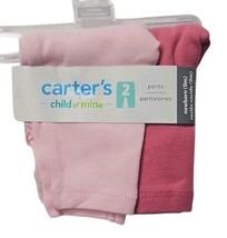 Child of Mine Baby Girl Pink Ruffle Pants 2pk Size Newborn NWT - £6.72 GBP