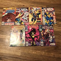 x-men comic lot Of 7 Marvel Early Years Classics New Mutants Xman Uncanny - $4.20