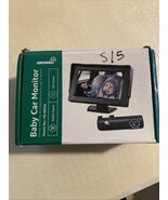 Grownsy Baby Car Monitor YB402CA Keep an eye on you baby or kids - $34.30
