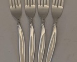 Lot of 4 1847 Rogers Brothers Leilani Silverplate 1961 Dinner Forks 7 1/... - $18.81