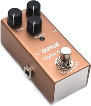 The Saphue Digital Delay Guitar Effects Pedal Effect Pedals Time/Level/Repeat - £29.91 GBP