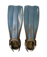 Cressi Frog Scuba Diving Fins Cressi-Sub Size XL Adjustable Italy Dark B... - $74.67 CAD
