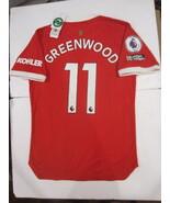 Mason Greenwood Manchester United EPL Match Slim Home Soccer Jersey 2021... - $80.00