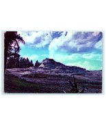 Vintage Castle Geyser Cone Yellowstone National Park MT Landscape Postcard - $7.00