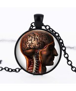 Skull Anatomy Necklace - $131.52 MXN