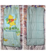 Disney Winnie The Pooh Camp Sleeping Bag Throw Blanket Comforter Vintage - £42.02 GBP