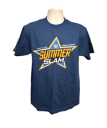 Authentic WWE 2016 Summer Slam Brooklyn New York Adult Medium Blue TShirt - $371.40 MXN